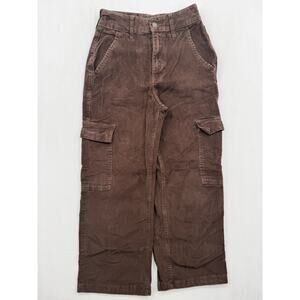Hollister Pants Teen Sz W24 Corduroy Y2k Baggy Cargo